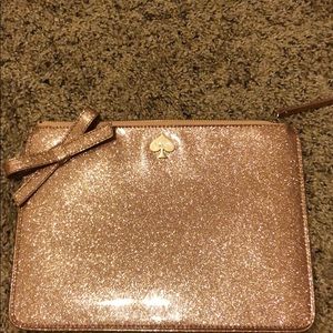 Kate Spade Rose Gold Sparkle Bag